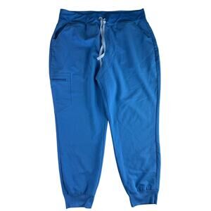 FIGS Women's Zamora Jogger Scrub Pants - Limited Blue XL PO#2679